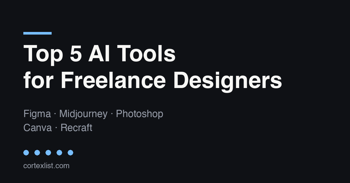 AI Tools for Freelance Designers: 5 Picks, and the Free-Tier Licence Trap
